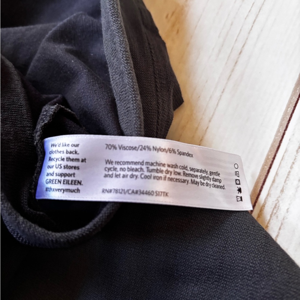 Eileen Fisher stretch crepe ankle pants - Picture 7 of 7